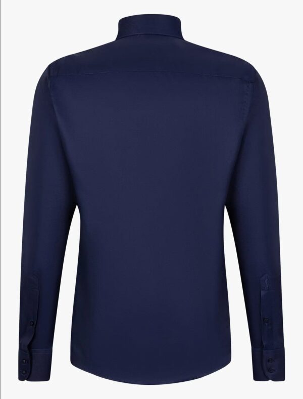 GoGentleman Signature Navy Blue Formal Shirt